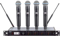 SHURE ULXD24QE/B58 K51 606-670 MHz четырехканальная цифровая радиосистема с передатчиками BETA58