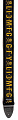 DUNLOP D38-42MF L13 MFG 2" Ремень гитарный, жаккард, черный с желтым лого L13 MFG и черепами