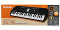 Синтезатор Casio SA-76 с автоаккомпанементом, 44 клавиши, 8-голосная полифония