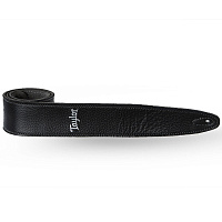 TAYLOR TL251-06 LEATHER STRAP, SUEDE BACK, 2.5" ремень для гитары, цвет чёрный