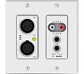 ATTERO TECH unD6IO-BT  Настенная панель, 4x2 интерфейс ввода-вывода с Bluetooth,  Dante / AES67 