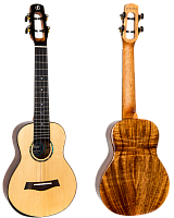 FLIGHT VOYAGER TENOR EQ-A  укулеле тенор с активным звукоснимателем, массив ели/акации, чехол