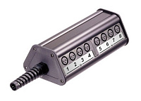 Neutrik NSB2B-16/0 распред. коробка 16 XLR female входов, трапецевидная конструкция.
