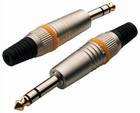 Rockcable RCL10003 M  кабельный разъем 6,3 мм балансный (1/4"TRS Jack), металл