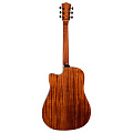 ROCKDALE Aurora D6 C ALL-MAH Gloss акустическая гитара, дредноут с вырезом, корпус из махагони, цвет натуральный, глянцевое покрытие