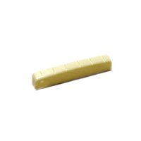 Hosco H-NT-4734  Верхний порожек  для акустической гитары, с прорезями, 47х6х9 мм, пластик