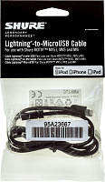 SHURE AMV-LTG соединительный кабель MicroB-to-Lightning для Shure Motiv