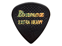 IBANEZ PA16XRG-BK PICKS медиатор extra heavy, цвет черный, с резиновым напылением, толщина 1.2 мм