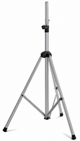 EuroMet BS/52-T 03179 Стойка для громкоговорителей до 40 кг, с треногой, серебристого цвета, алюминий, высота 1305-2250 mm