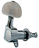 GEWA FIRE&STONE Guitar Machineheads Chromeplated large Grover perloid колки для электрогитары 3+3