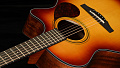 KEPMA F0-GA Top Gloss BS акустическая гитара, цвет вишневый санберст, в комплекте чехол