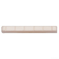 GEWA FIRE&STONE Plastic Nut Classic Верхний порожек, пластик, с пропилами 51,7х6х9-9,5 мм