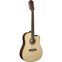 Oscar Schmidt OD312CE N 12-струнная электроакустическая гитара Dreadnought, цвет - натуральный