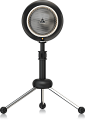 Behringer BV-BOMB винтажный конденсаторный USB-микрофон, суперкардиоидный, диафрагма 14 мм, 50-16000 Гц, SPL 135 дБ, стойка в комплекте