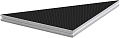 Dura Truss DS-PROSTAGE 100x100 TRIANGLE Модуль сценический 1х1 м, треугольный,  рама из алюминиевого профиля, основание из фанеры, не скользкое влагостойкое черное покрытие. Нагрузка 500 кг/кв.м
