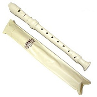 HOHNER 9319 До-сопрано барочная система, пластиковый корпус, 3 части, цвет- слоновая кость