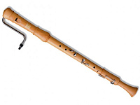 HOHNER 96363 - F-Bass басовая блокфлейта, груша, 3 части, three keys, барокко, i