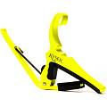 KYSER KG6NYA каподастр для акустической гитары, серия Neon, цвет неоновый желтый