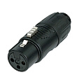 Neutrik RA3FT-B Адаптер, TINY XLR штекер - XLR гнездо