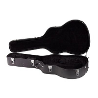 Rockcase RC10611 B/SB фигурный кейс для 12-струнной акустической гитары, деревянная основа, черный