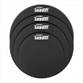 EVANS SO-0244 набор Sound Off накладок на ударную установку (томы 10",12",14", и малый 14")