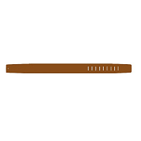 Perri's P25EX-176 Tan  Кожаный ремень 2,5" для гитары, длина 42", светло-коричневый