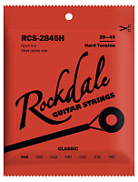 ROCKDALE RCS-2845H струны для классической гитары, сильное натяжение, нейлон 