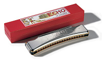 HOHNER Echo 1495/40 C (M1495017) - губн.гармоника - Octave, 20/20 отв., корпус дерево