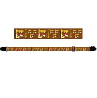 Perri's LPCPGF-1156  Нейлоновый ремень 1,9" для гитары, Гарфилд