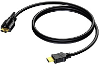 Procab BSV103/1 Кабель для сигналов HDMI с тройным экранированием и разъемом с фиксатором, 1 м