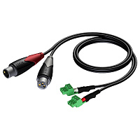 Procab CLA835/5 Аудиокабель 2 XLR "мама" - 2 клеммные колодки, длина 5 м