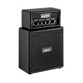 Laney MINISTACK-B-IRON батарейный гитарный мини-стек IRONHEART (усилитель 2х6 Вт + колонка 4х3"), питание 6хАА или адаптер, подключение смартфона и наушников, Bluetooth, 295х205х105 мм, 2.6 кг