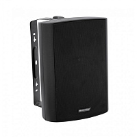 OMNITRONIC WP-6S PA Wall Speaker настенная акустическая система, 100 В, 40 Вт, 105 дБ, 70 Гц - 20 кГц, 284x215x190 мм, 3.5 кг, цвет черный, ABS-пластик с металлической решеткой