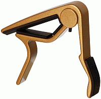 DUNLOP 84 FG Acoustic Trigger Flat Gold Каподастр для вестерн-гитары, плоский, золото