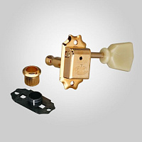 Gotoh SD510-SL-G-(L3+R3)  колки Vintage style, 3+3, цвет золотистый; тюльпан (пластик)