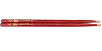 VATER VCR5BW 5B Red Sparkle барабанные палочки, материал орех, деревянная головка, цвет красный