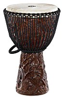 MEINL PROADJ3-XXL  африканский проф. джембе: материал - красное дерево, мембрана - натуральтная, диаметр - 12", высота 24", 30 веревок (5мм HTP-нейлон)