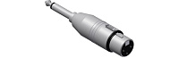 Procab VC121 Переходник XLR 3 мама - Jack 6.3 мм моно папа