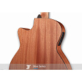 FURCH MC Blue Gc-CM SPE+чехол  электроакустическая гитара, верхняя дека массив кедра, нижняя дека массив красного дерева