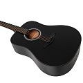 ROCKDALE Aurora D5 BK Satin акустическая гитара, дредноут, цвет черный, сатиновое покрытие