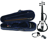 GEWA E-Violine line White электроскрипка, чехол, смычок, канифоль, наушники , мостик