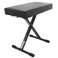 OnStage KT7800+  банкетка, три позиции, сиденье 3", усиленная, черный винил