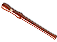 HOHNER B9555  блокфлейта, С-Soprano, немецкая система, груша (темная отделка), 2 части