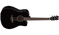 YAMAHA FGX800C BLACK электроакустическая гитара, цвет черный