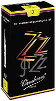 Vandoren трости для саксофона сопрано ZZ (3) (10 шт. в пачке) SR403