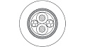Procab MC405 Кабель микрофонный 2x0.23 кв.мм