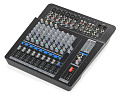 SAMSON MixPad MXP144 малошумящий микшерный пульт. Входы микрофонные 6хXLR, 4х2RCA, 3хEQ, встроенный компрессор, фейдеры 60 мм, фантомное питание 48 В, 463x457x150 мм, вес 4.8 кг
