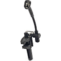 AKG C518M микрофон для ударных инструментов с креплением на обод, кардиоидный, XLR-разъём с адаптером фант. питания