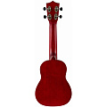 VESTON KUS-15RD I  укулеле-сопрано, махагони, цвет красный