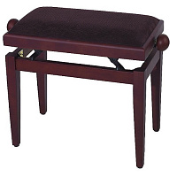 GEWA FX Matt Walnut Brown Seat банкетка орех матовый, верх коричневый (46-59 см)